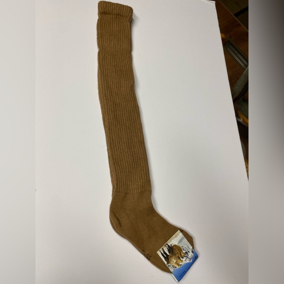 Camel wool blend over the knee thermal socks camel 39-40 Mongolia - Picture 1 of 7